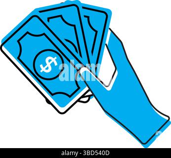 money bills icon Stock Vector Image & Art - Alamy