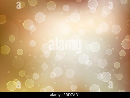 Abstract Bokeh Lights Background with Multicolored Circles and Gradients Stock Vector