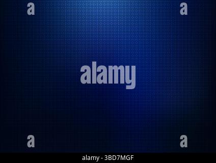 abstract dark blue background with a repeating square grid pattern, transitioning from light to navy, technology concepts, futuristic designs, and dig Stock Vector
