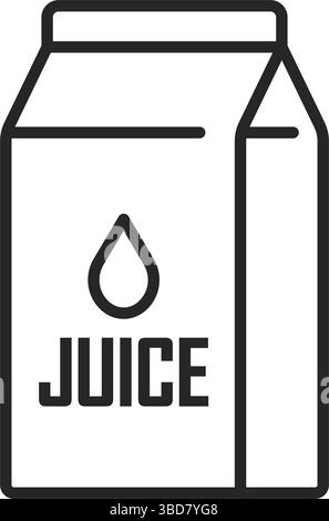 Orange juice icon in flat style. Juicy drink vector illustration on isolated background. Healthy juice sign business concept. Stock Vector