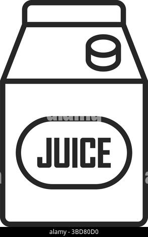 Orange juice icon in flat style. Juicy drink vector illustration on isolated background. Healthy juice sign business concept. Stock Vector