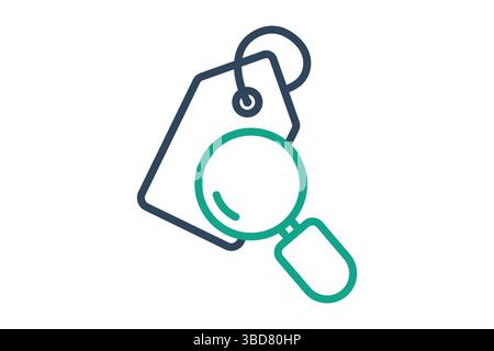Discovery icon. line icon style. icon related to brand. business elements vector illustration Stock Vector