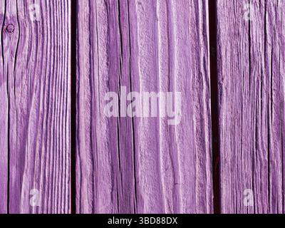 Lilac colored wooden slats background texture Stock Photo