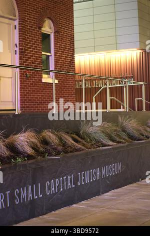 Washington, DC, USA. 22nd May, 2025. View of the Capital Jewish Museum where two Israeli Embassy staffers who were to be engaged, Yaron Lischinsky and Sarah Milgrim, were shot and killed the day before May 22, 2025 in Washington, DC Credit: Mpi34/Media Punch/Alamy Live News Stock Photo