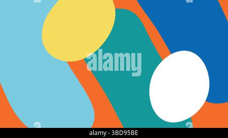 Rounded Gradient Capsule Shape Background Stock Vector