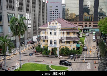 Blue Elephant Cooking School in Sathorn in City of Bangkok in Thailand.  Thailand, Bangkok, December,13, 2024. Stock Photo