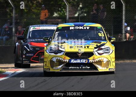 Max Hall, Cupra Leon, ROKiT Racing with Un-Limited Motorsport, 2025 ...