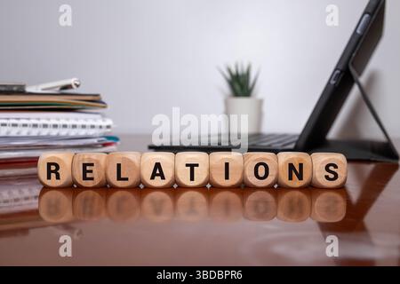 Concept of with a person stand in the outdoor and looking up the text over the sky in nature background. Stock Photo
