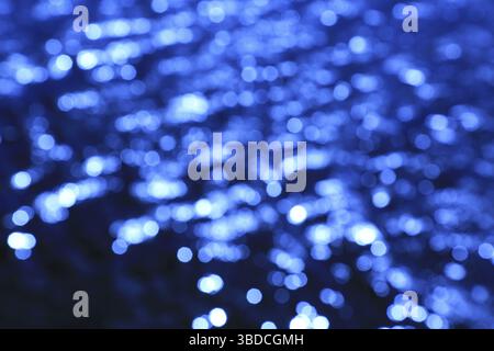 Blurred background, water surface, bokeh blurred background, glittering water surface, bokeh Stock Photo