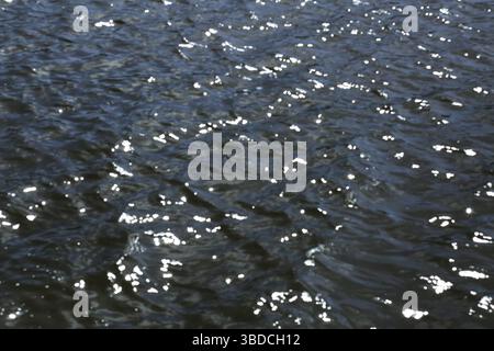 Blurred background, dark water surface, bokeh blurred background, dark water surface, bokeh Stock Photo