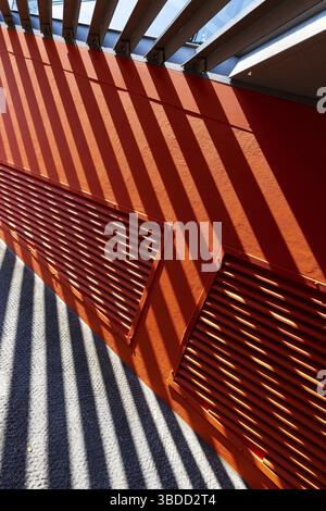 the entry of an underground carpark Stock Photo