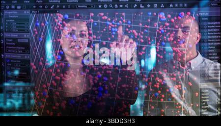 Exploring Industrial Automation With Big Data Mining And AI Technology Stock Photo