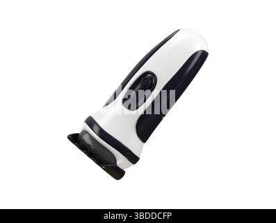 Electric Hair Trimmer 3D Icon – Grooming Razor and Barber Tools Illustration Stock Vector