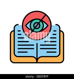 Unsupervised Learning color flat icon for digital and print projects.  Minimal clean icons for apps and websites. Modern simple icons for UI UX and br Stock Vector