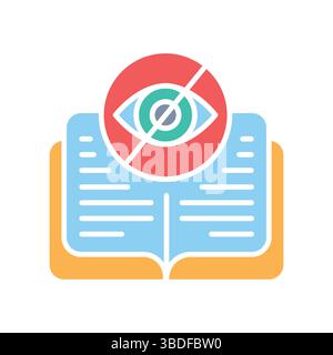 Unsupervised Learning color flat icon for digital and print projects.  Minimal clean icons for apps and websites. Modern simple icons for UI UX and br Stock Vector