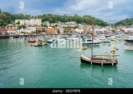 St Aubin harbour on the island of Jersey Stock Photo