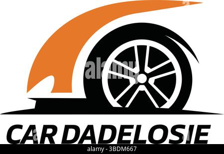 Car Dadelosie Logo Stock Vector