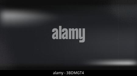Film light leaks simple texture. Distressed retro black and white photo effect. Movie filter overlay frame. Blurry gradient with dust, scratches. Vect Stock Vector