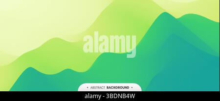 Mountain Landscape. Mountainous Terrain. Vector Illustration. Abstract Background. Stock Vector