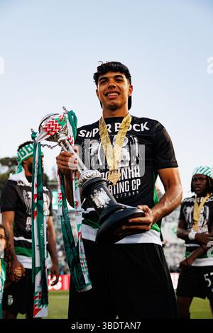 Joao Simoes seen during Taca de Portugal 2025 final game between teams ...