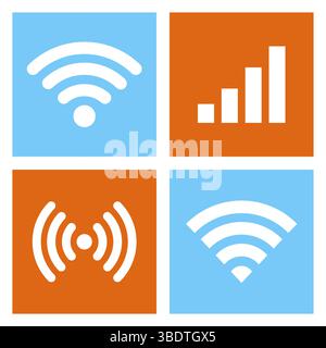 Wifi internet signal icon vector illustration Stock Vector