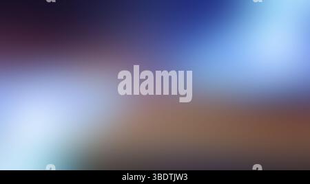 Abstract Gradient of Light and Color .purple and blue gradient trendy blur background , chroma grainy noise gradient, colourful background, liquid Stock Photo