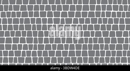 Paved stone seamless pattern. Pavement tile texture. Stone mosaic ...