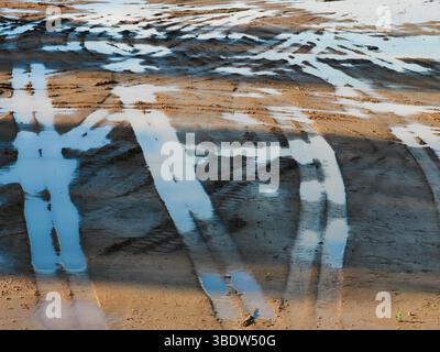 Echoes in the Mud Stock Photo