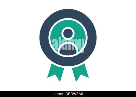 Brand identity icon. solid icon style. icon related to branding. business elements vector illustration Stock Vector
