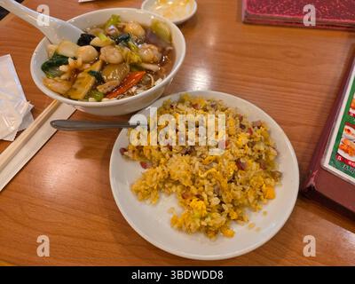 Chinese Restaurant Meal Japan Stock Photo