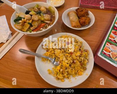 Chinese Restaurant Meal Japan Stock Photo
