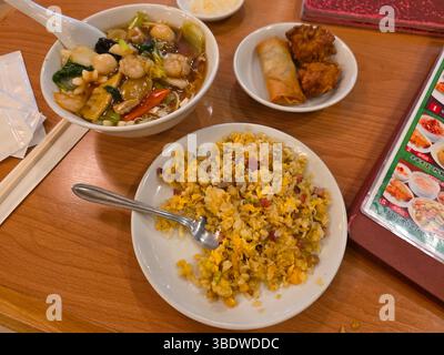 Chinese Restaurant Meal Japan Stock Photo