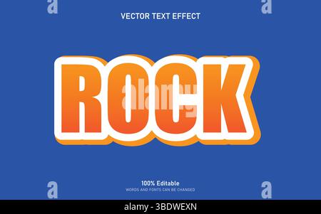 Editable Text effect Stock Vector