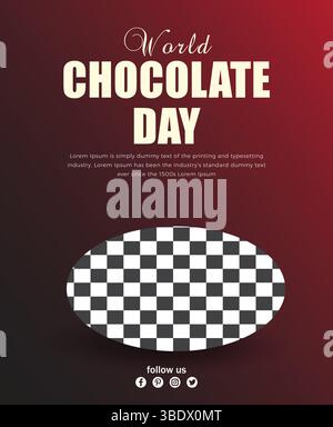 World chocolate day Stock Vector