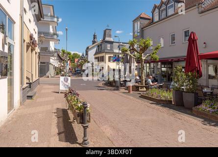 Main street in the historic old town of Hofheim am Taunus, Hesse, Germany Stock Photo