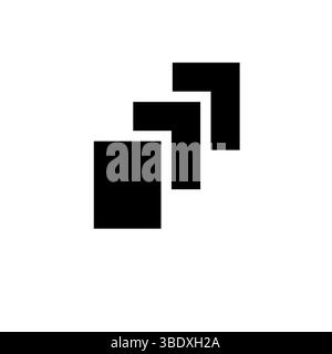 Picture Carousel, Photo Image Gallery Solid Flat Vector Icon Isolated on White Background. Stock Vector