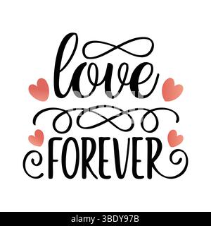 Valentine’s Day Love-Themed Collection Vector Artwork, Badge, and Decorative Elements Stock Vector