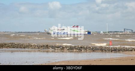 The MS Stena Embla Car Ferry Stock Photo