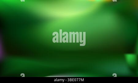 Dark green gradient background. Forest green nature bg. Stock Vector
