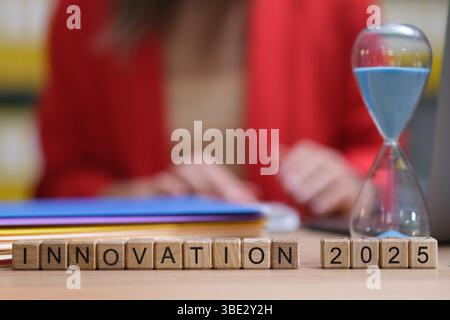 Innovation 2025 A Comprehensive Approach to Embracing Future Technology and Progress Stock Photo