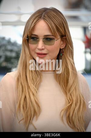 Jennifer Lawrence at a photocall for Die My Love, at the 78th Cannes