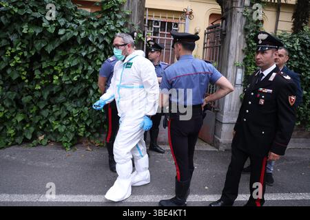 Bologna, Italia. 27th May, 2025. Bologna, Italia - Cronaca - 27 Maggio 2025 - Casa Via Zanolini 16 omicidio - (Photo Michele Nucci/LaPresse) News - Bologna, Italy - May, 2025 - Home in via Zanolini 16 murder - (Photo Michele Nucci/LaPresse) Credit: LaPresse/Ģ����ý Live News Stock Photo