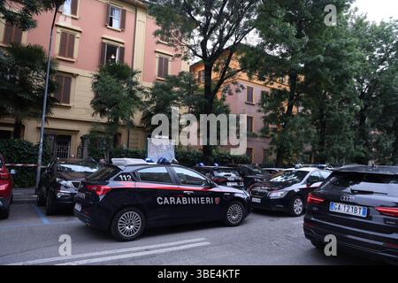 Bologna, Italia. 27th May, 2025. Bologna, Italia - Cronaca - 27 Maggio 2025 - Casa Via Zanolini 16 omicidio - (Photo Michele Nucci/LaPresse) News - Bologna, Italy - May, 2025 - Home in via Zanolini 16 murder - (Photo Michele Nucci/LaPresse) Credit: LaPresse/Ģ����ý Live News Stock Photo