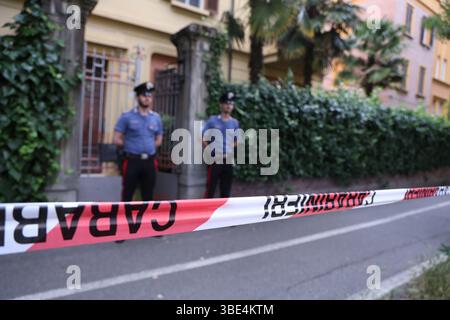 Bologna, Italia. 27th May, 2025. Bologna, Italia - Cronaca - 27 Maggio 2025 - Casa Via Zanolini 16 omicidio - (Photo Michele Nucci/LaPresse) News - Bologna, Italy - May, 2025 - Home in via Zanolini 16 murder - (Photo Michele Nucci/LaPresse) Credit: LaPresse/Ģ����ý Live News Stock Photo