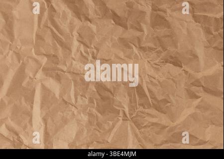 Ripped brown paper page macro close up view Stock Photo