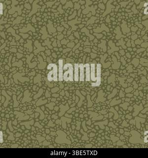 Abstract olive green organic pattern seamless texture background Stock Vector