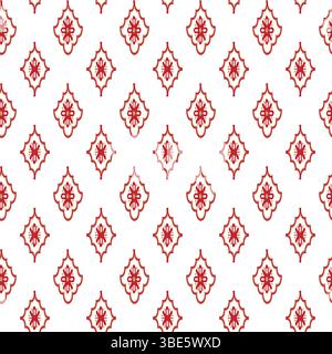 Seamless pattern with diamond shapes isolated on transparent background Stock Vector