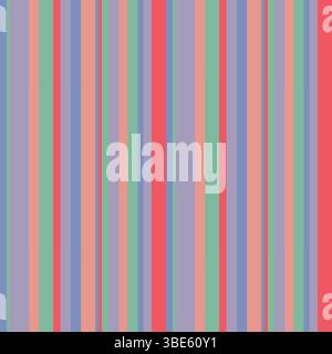 Pastel vertical stripes seamless pattern background texture design Stock Vector