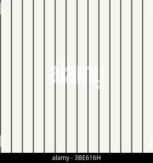 Seamless vertical stripe pattern dark gray and white thin lines background texture Stock Vector