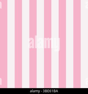 Pink and white vertical stripes seamless pattern background texture Stock Vector